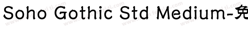 Soho Gothic Std Medium字体转换